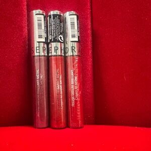 NEW TRIO  of Sephora cream lipsticks